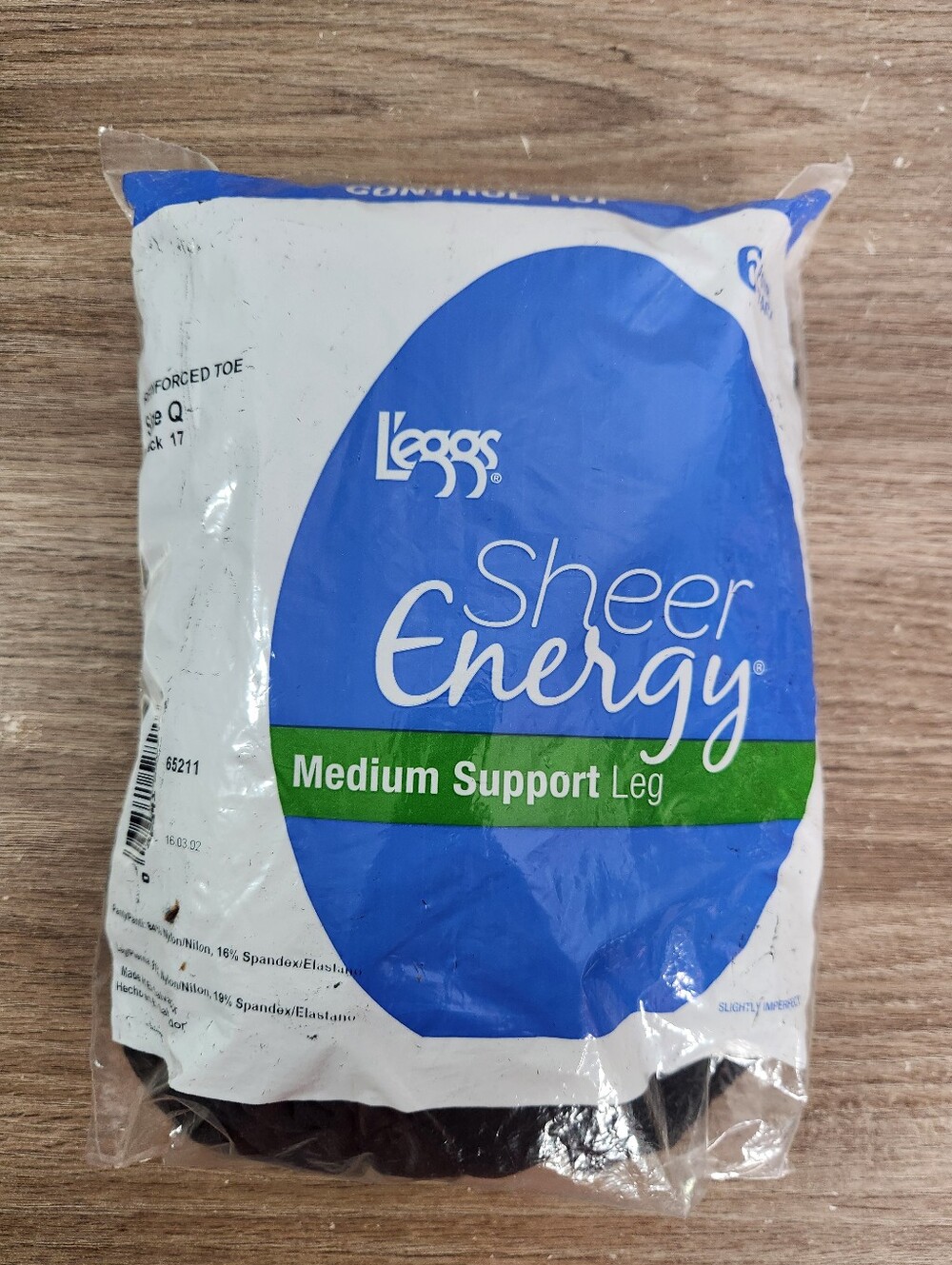 L'eggs Sheer Energy Medium Support Leg Sheer Pantyhose